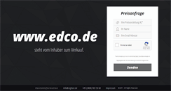 Desktop Screenshot of edco.de